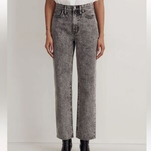 Madewell Women's Black Straight Leg Jeans